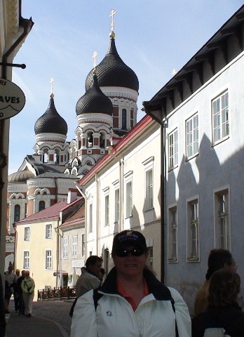 Terry on the streets of Tallinn
